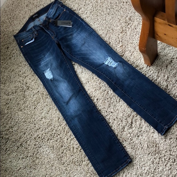 Buffalo David Bitton Denim - Buffalo David Bitton Faith Straight Denim Jeans 28 Buffalo David Bitton Denim - Buffalo David Bitton Faith Straight Denim Jeans 28